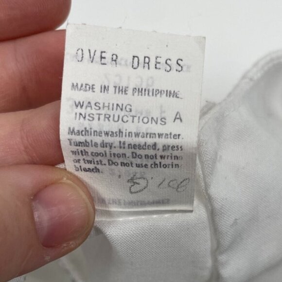 Vintage Infant Dress Size 3-6 months Granny's Sweetheart White Embroidered Dress - Picture 12 of 12